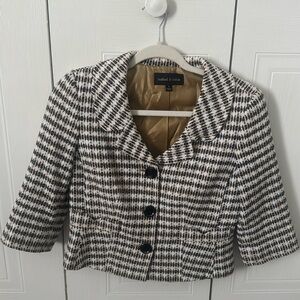 Isabel & Nina cropped suit blazer